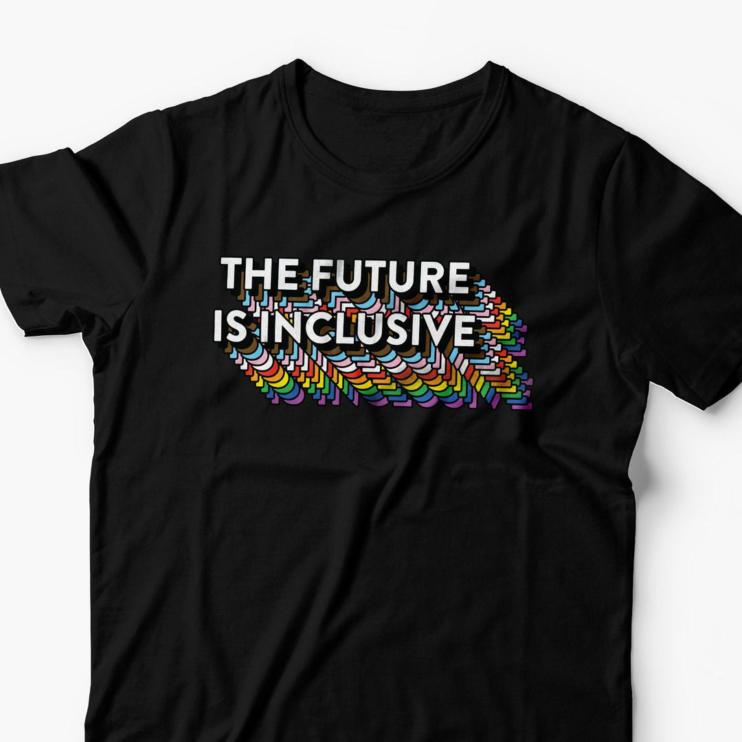 T-shirts Collection Image: The Future Is Inclusive Rainbow T-shirt by Bianca Designs