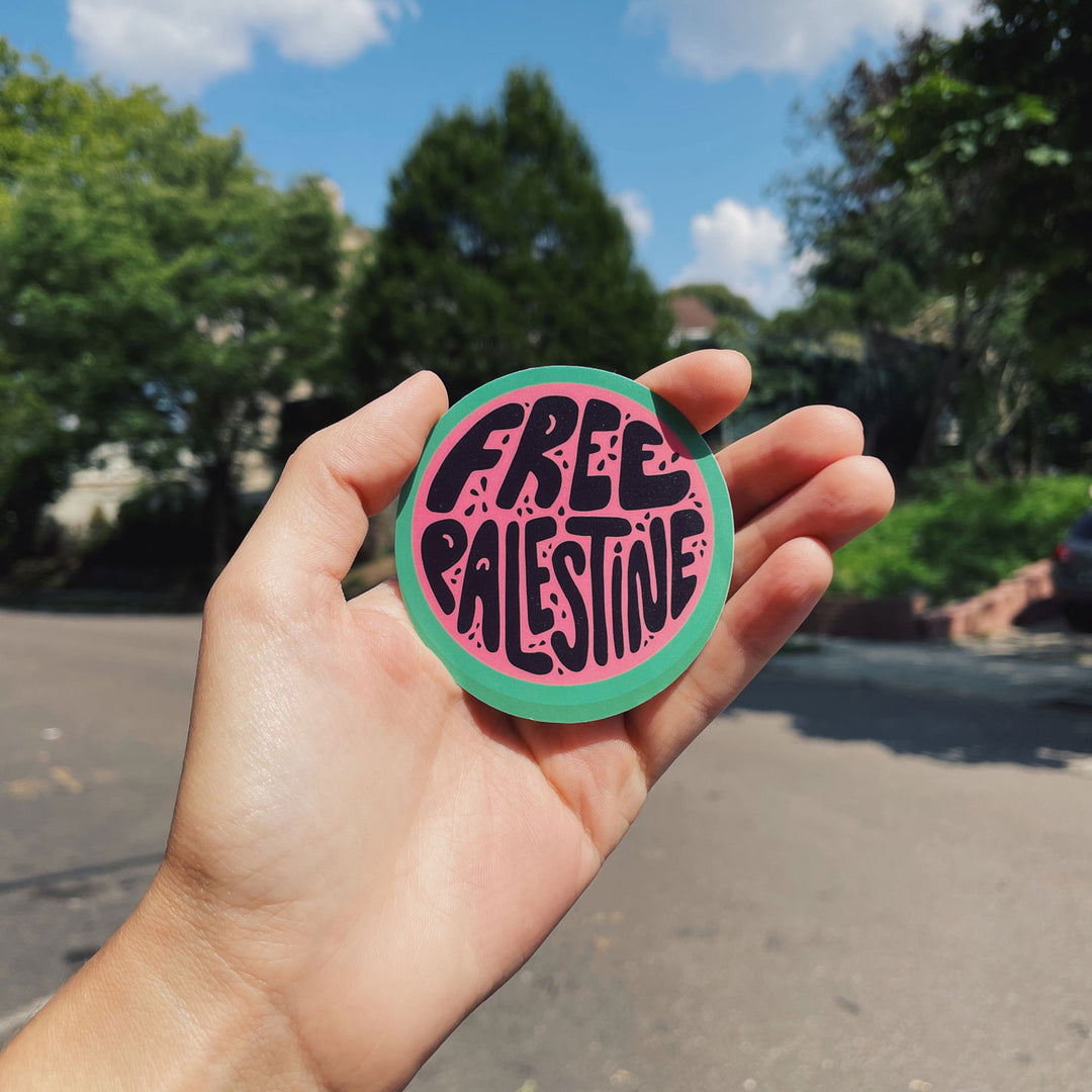 Free Palestine Watermelon Sticker