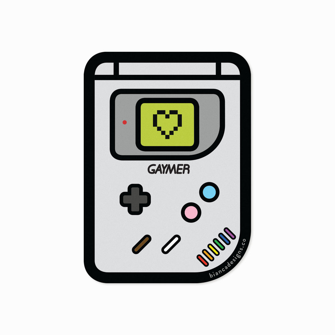 Gaymer Console Sticker - Bianca's Design Shop