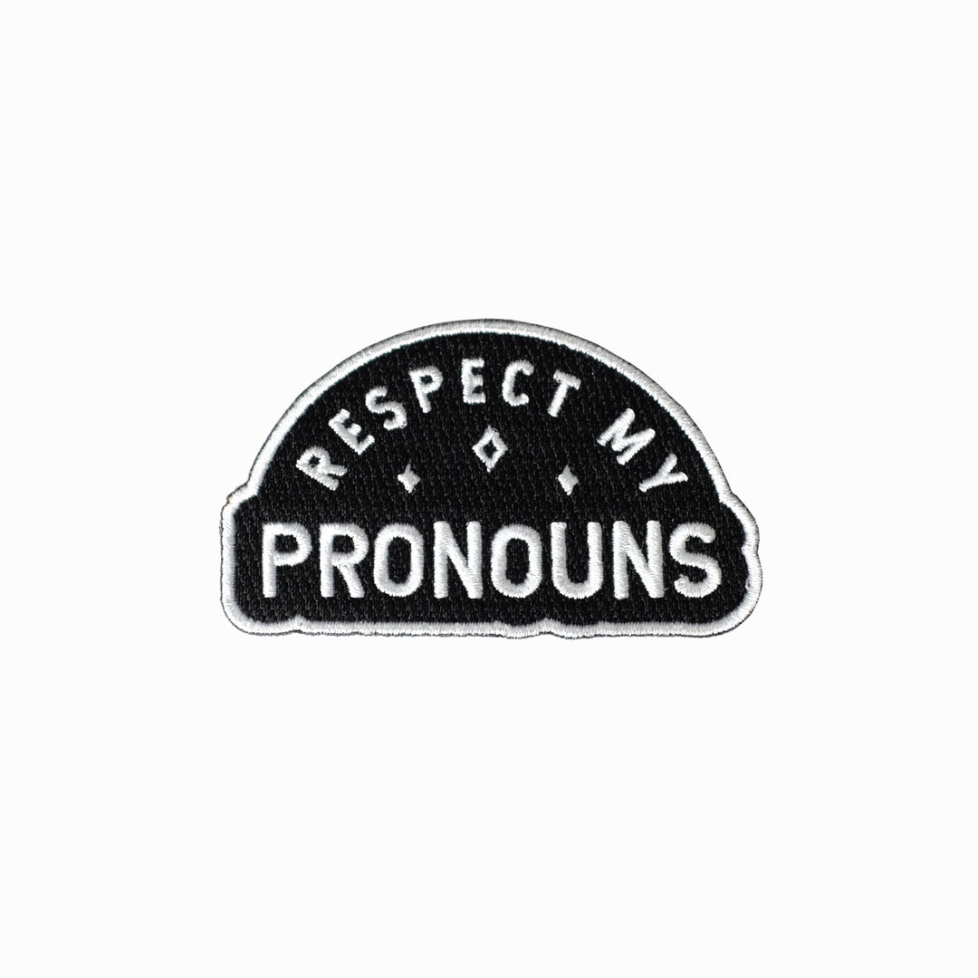 Respect My Pronouns Patch - Bianca's Design Shop