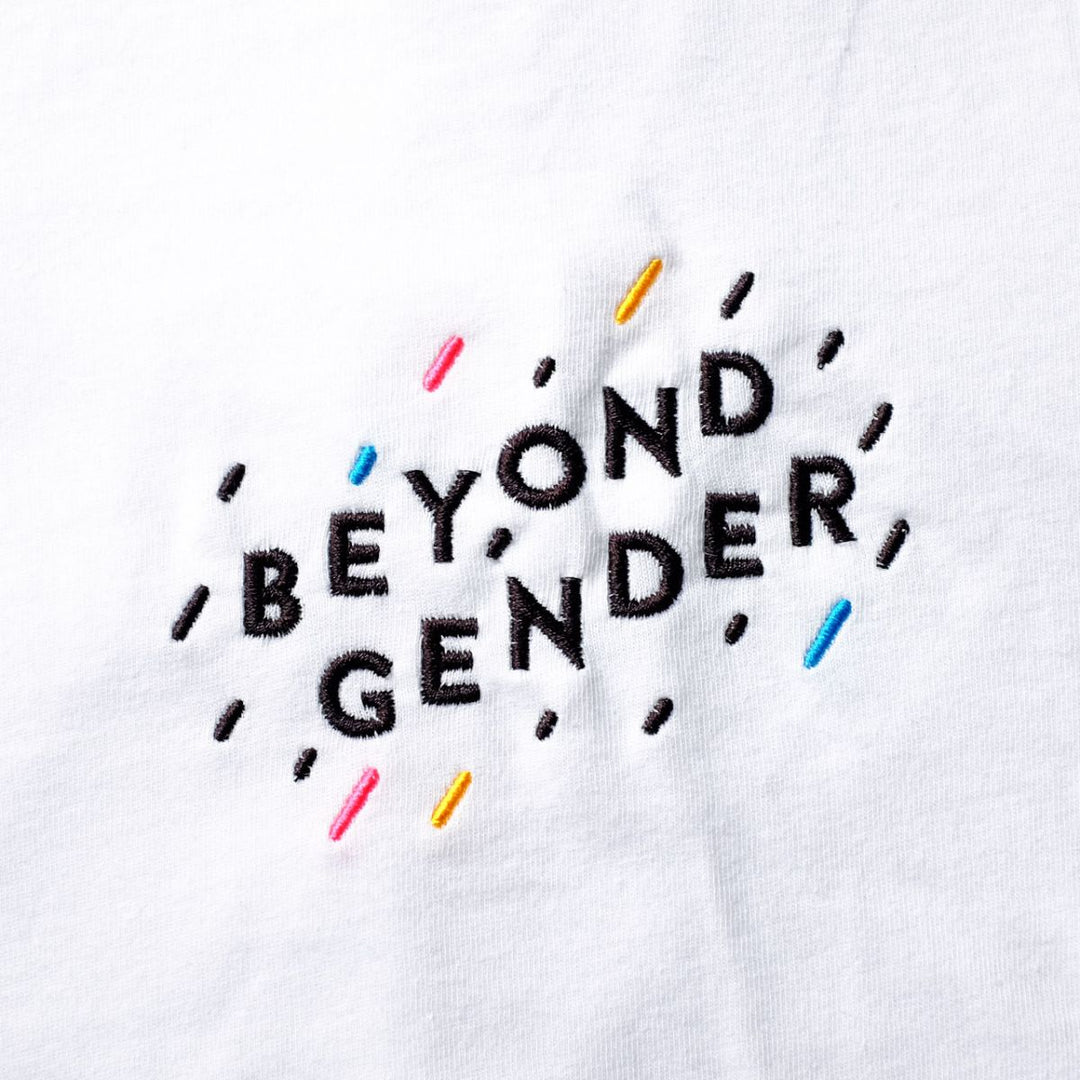 Beyond Gender Embroidered T-Shirt - Bianca's Design Shop