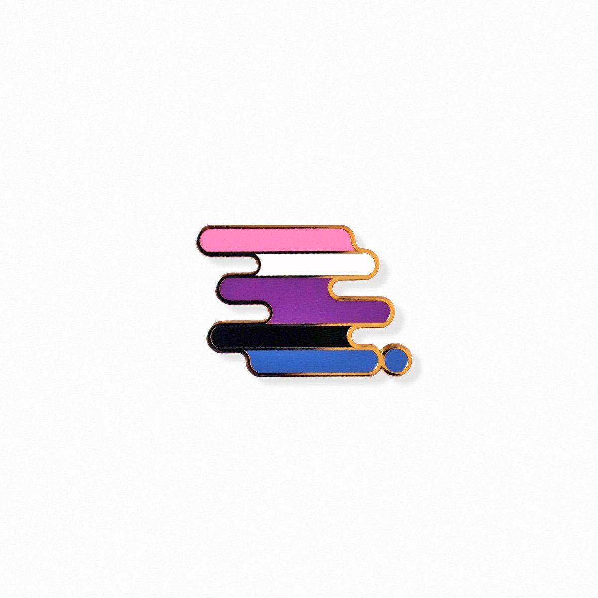 Gender-fluid Pride Pin – Bianca's Design Shop