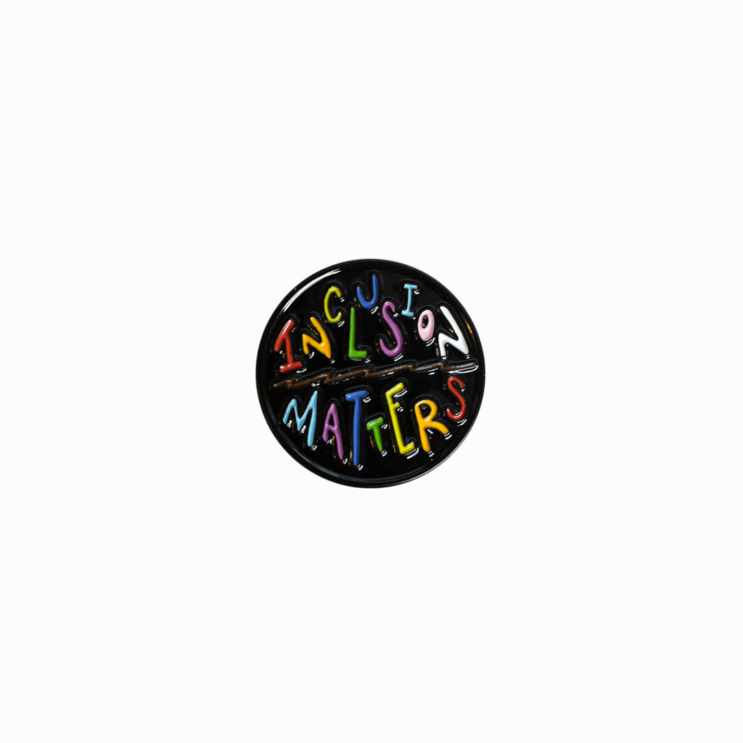 Inclusion Matters Rainbow Pin - Bianca's Design Shop