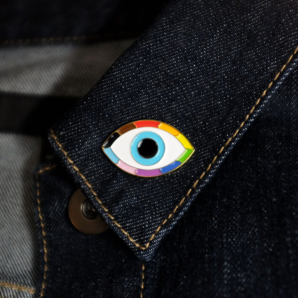 Queer Evil Eye Pin - Bianca's Design Shop