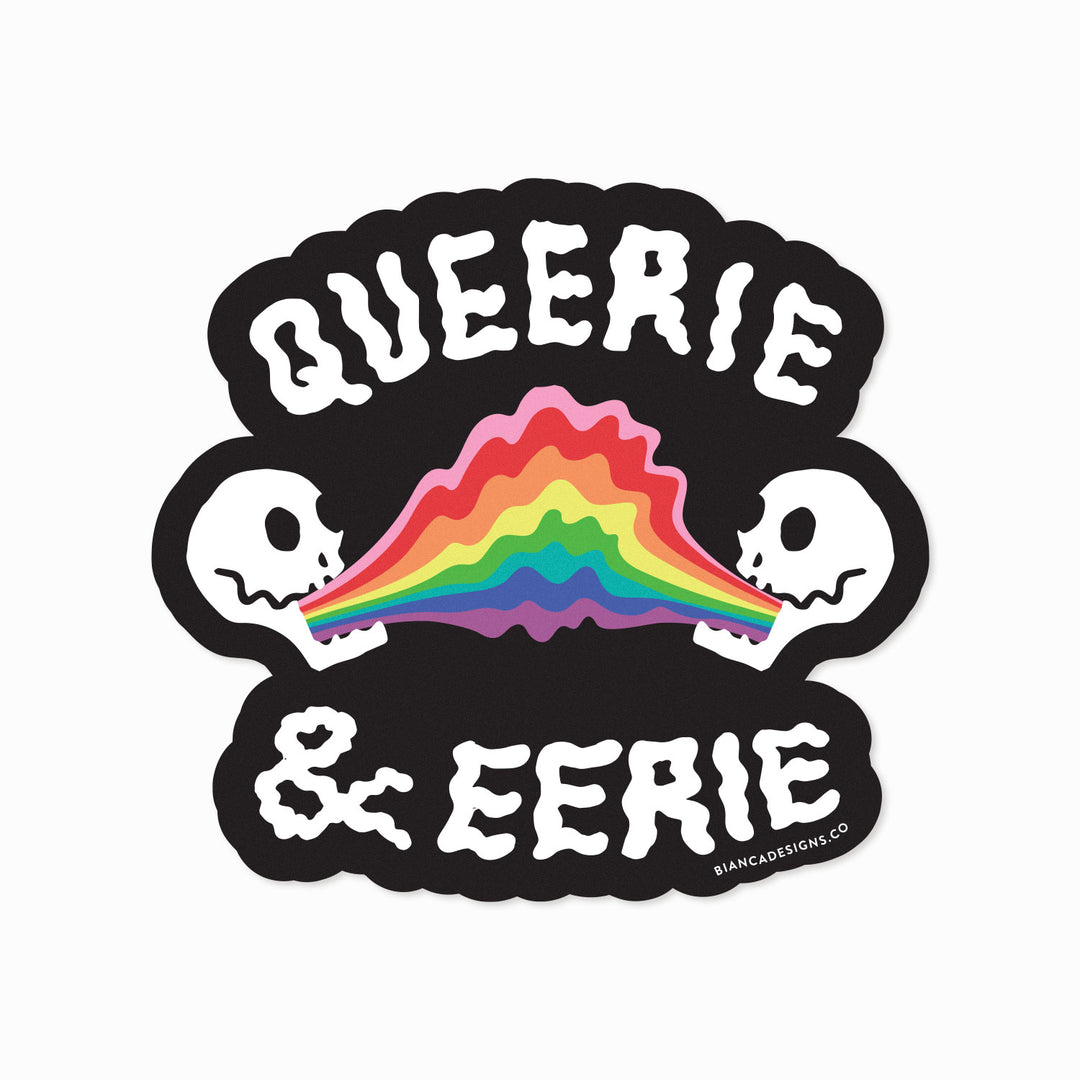 Queerie & Eerie Sticker - Bianca's Design Shop