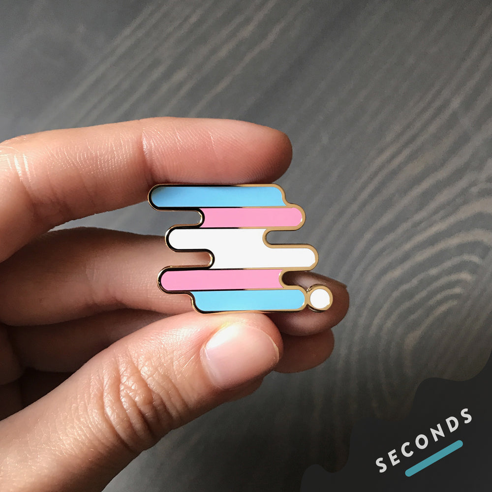 Imperfect Transgender Pride Pin - Bianca's Design Shop
