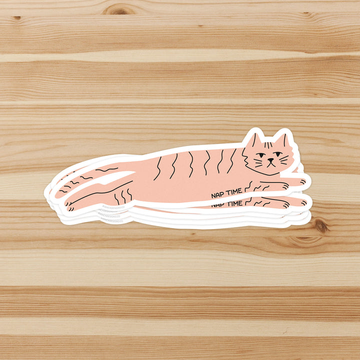 Cat Nap Time Sticker