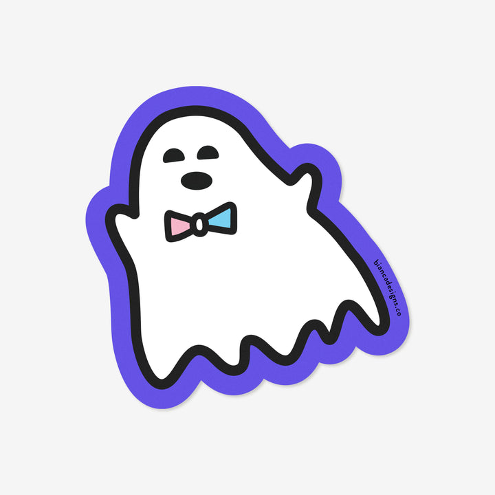 Charlie Trans Ghost Sticker (Spook)