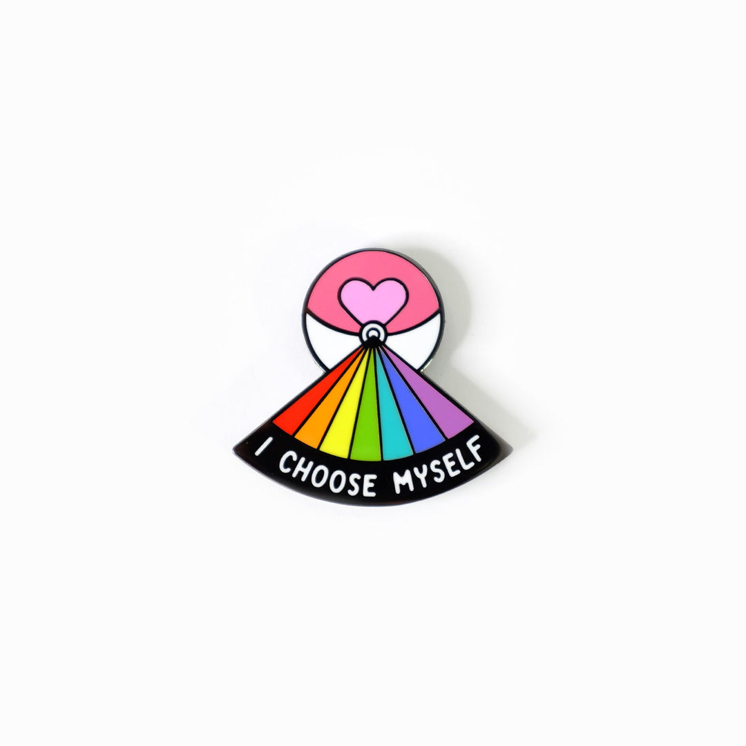 I Choose Myself Loveball Self Care Pin - Bianca's Design Shop