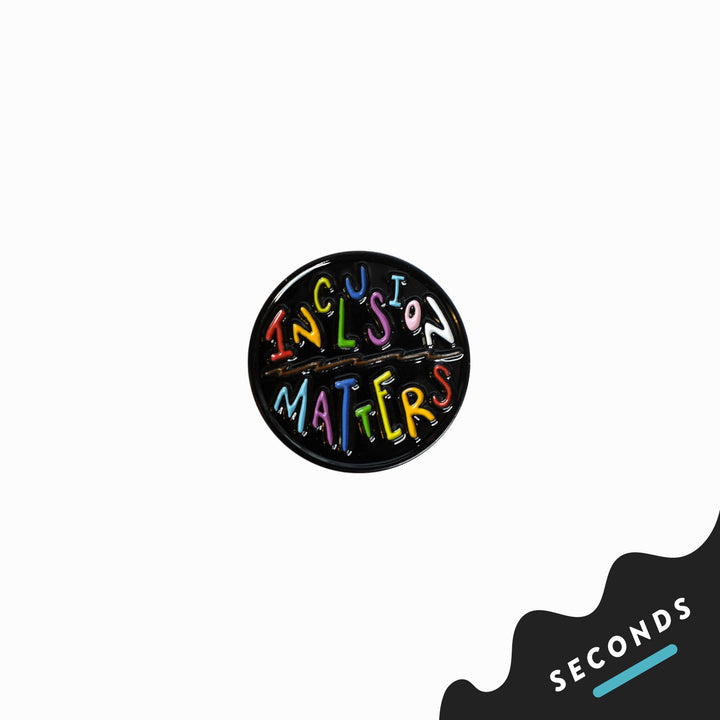Seconds Sale - Inclusion Matters Rainbow Pin