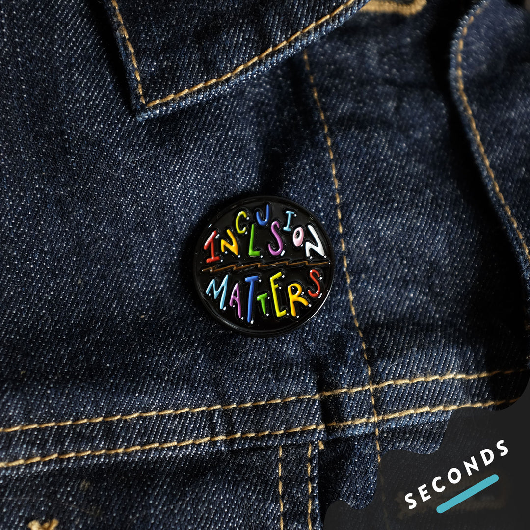 Seconds Sale - Inclusion Matters Rainbow Pin