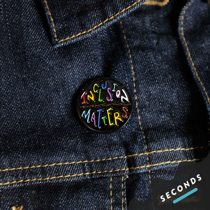 Seconds Sale - Inclusion Matters Rainbow Pin