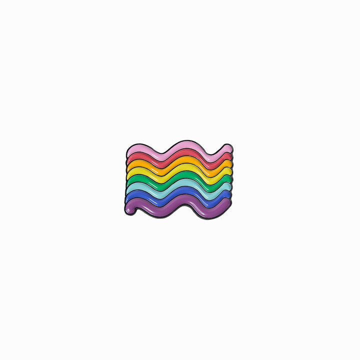 LGBTQ+ Squiggly Pride Pin