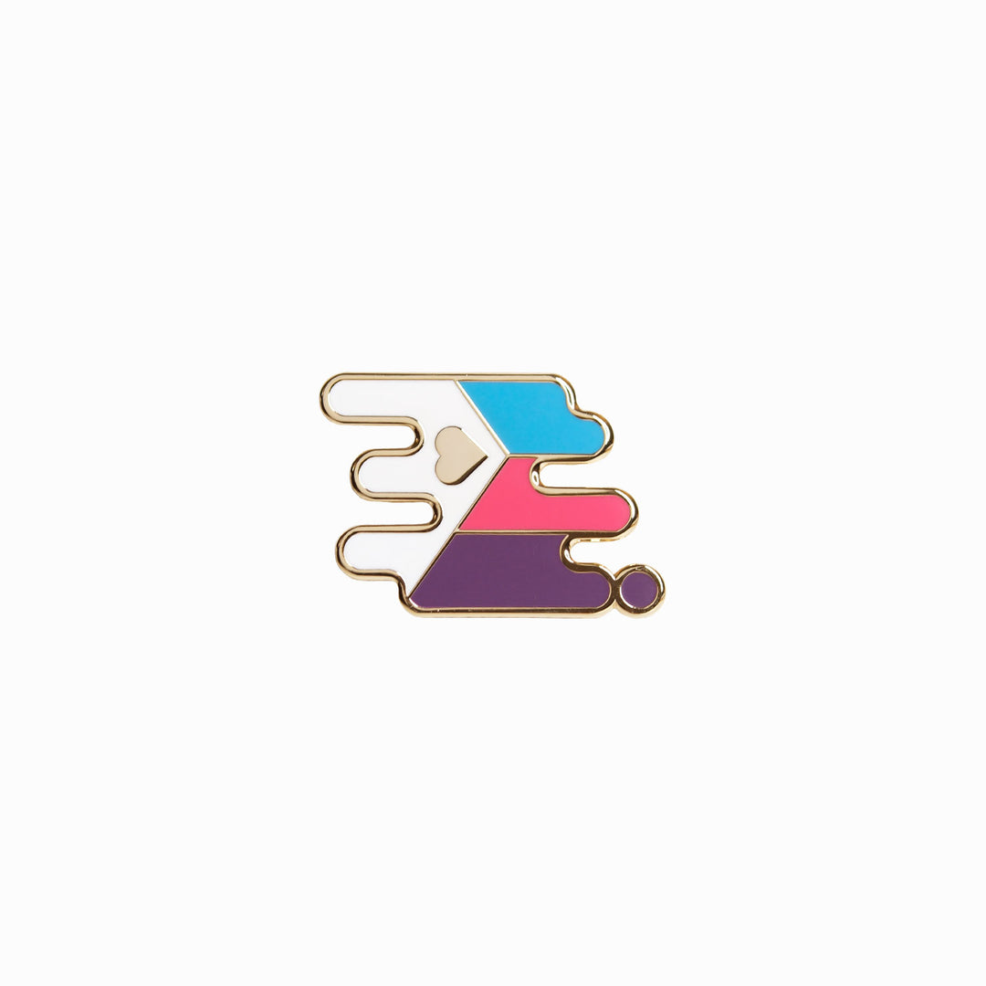 Polyamory Pride Pin - Bianca's Design Shop