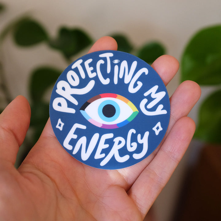 Protecting My Energy Sticker
