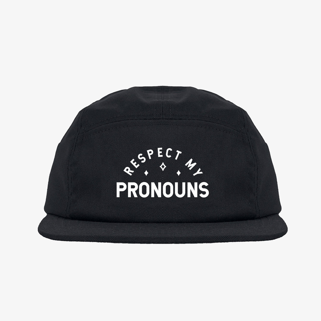 Respect My Pronouns 5-Panel Hat (Preorder)