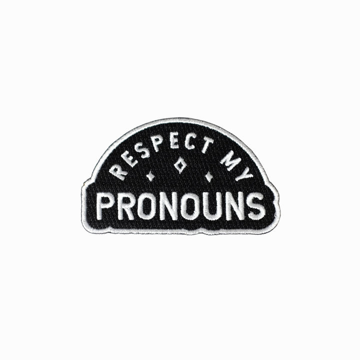 Respect My Pronouns Patch - Bianca's Design Shop