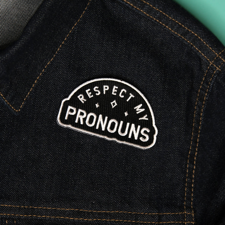 Respect My Pronouns Patch - Bianca's Design Shop