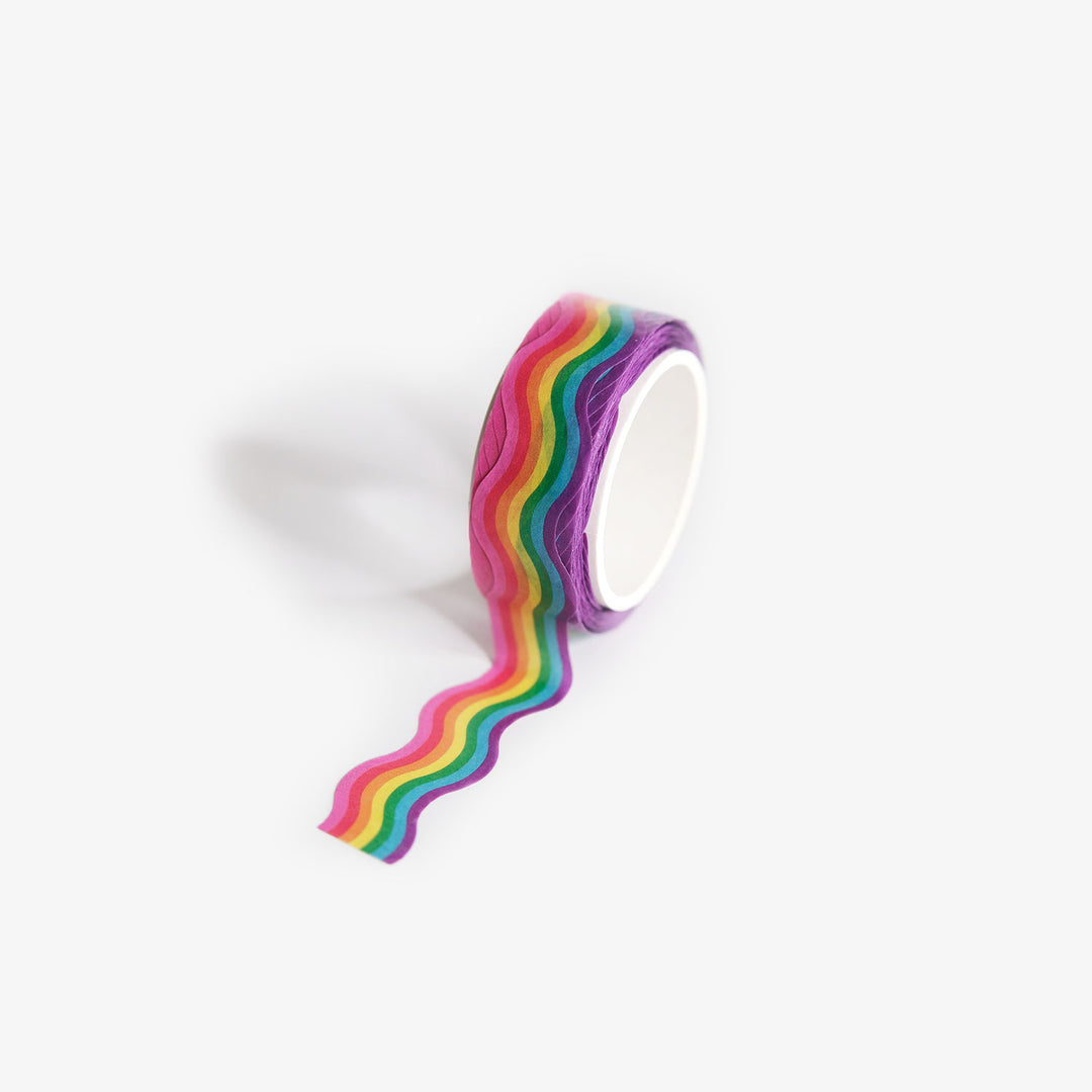 Wavy LGBTQ Pride Washi Tape - Bianca's Design Shop