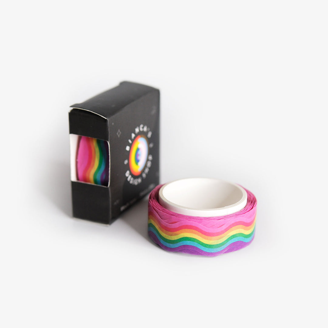 Wavy LGBTQ Pride Washi Tape