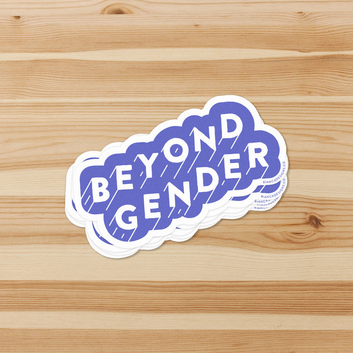 Beyond Gender Sticker - Bianca's Design Shop