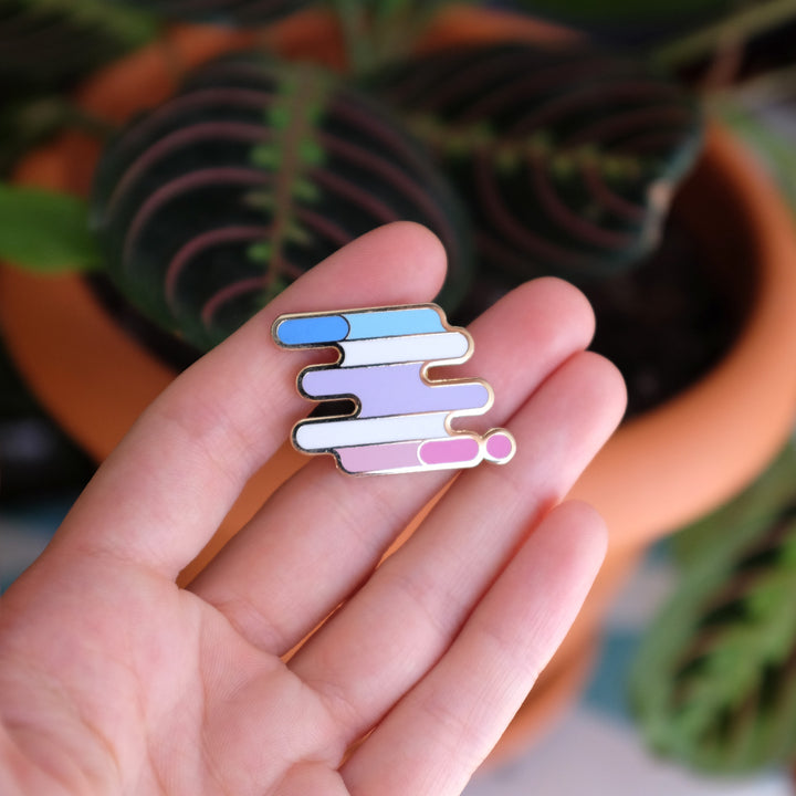 Bigender Pride Pin - Bianca's Design Shop