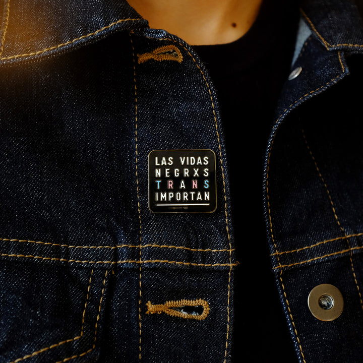 Las Vidas Negrxs Trans Importan Pin - Bianca's Design Shop