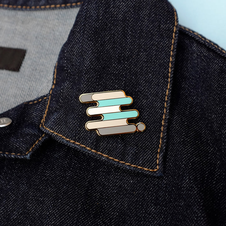 Demiboy Pride Pin - Bianca's Design Shop