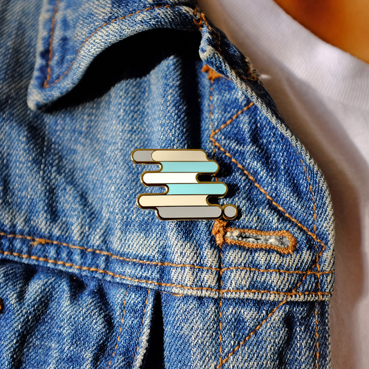 Demiboy Pride Pin - Bianca's Design Shop