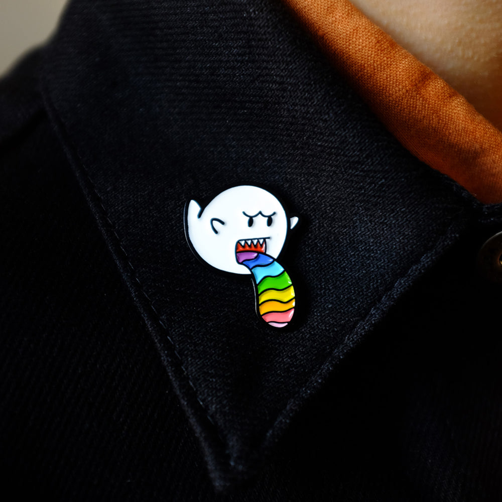 Gay Boo Pin - Bianca's Design Shop