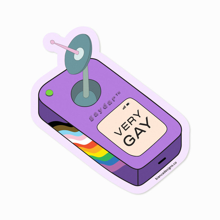 Gaydar Sticker - Bianca's Design Shop