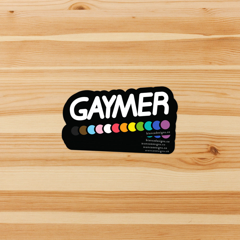 Gaymer Sticker - Bianca's Design Shop
