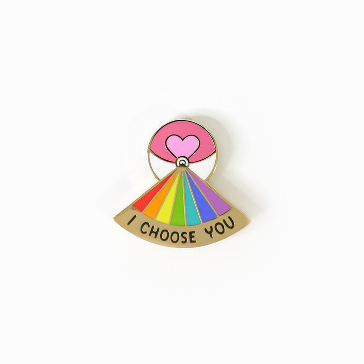 I Choose You Loveball Pin - Bianca's Design Shop