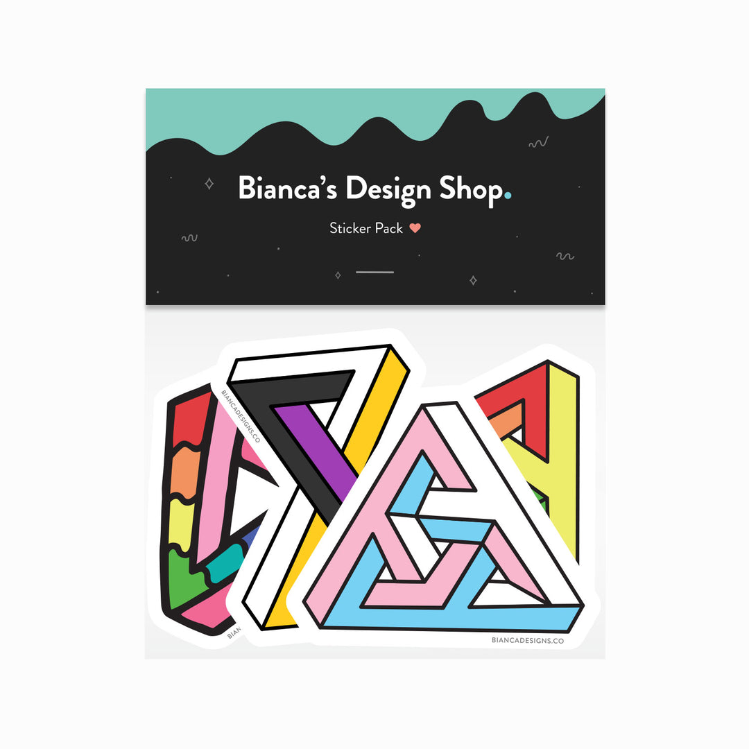 Impossibly Gay Sticker Pack - Bianca's Design Shop
