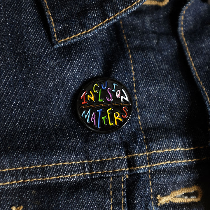 Inclusion Matters Rainbow Pin