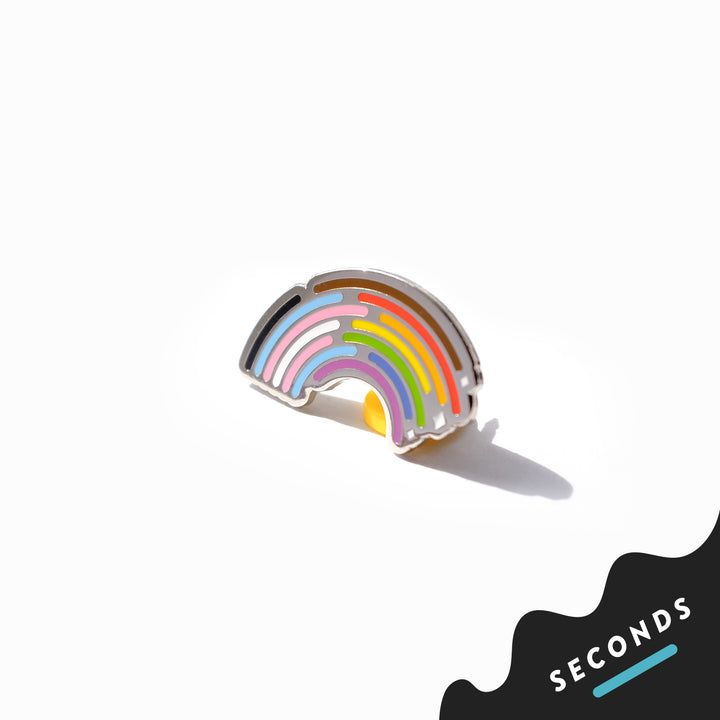 Seconds Sale - Inclusive Rainbow Pride Pin