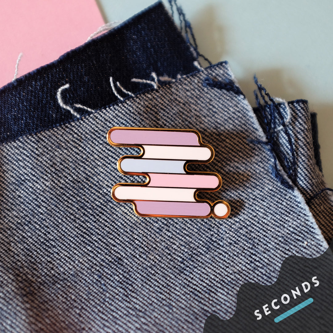 Seconds Sale - Intersex Pride Pin