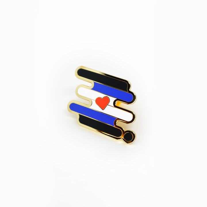 Leather Pride Pin - Bianca's Design Shop