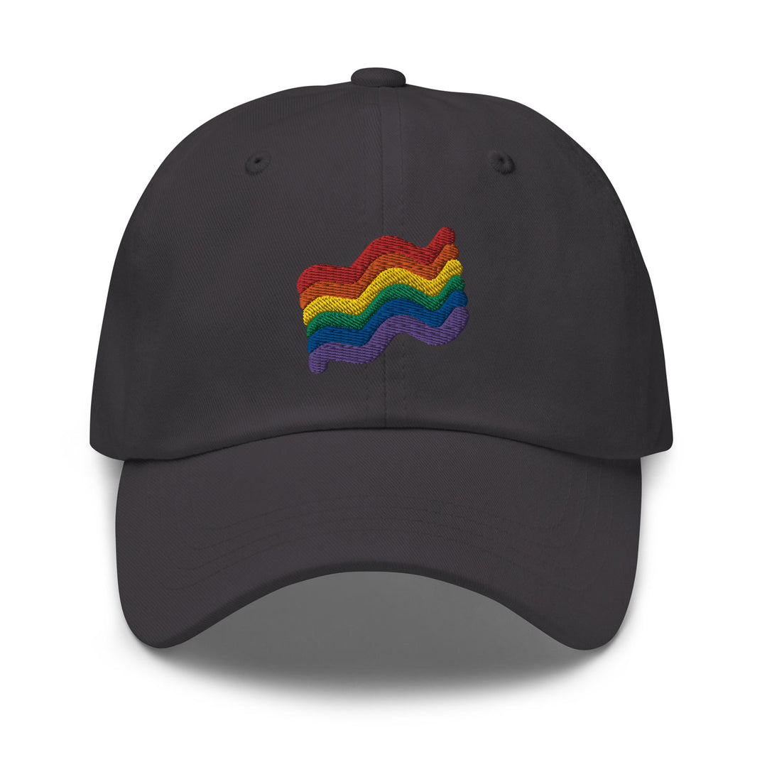 LGBTQ Squiggly Pride Dad hat - Bianca's Design Shop