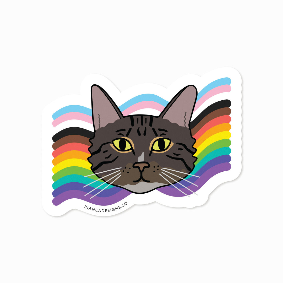 Michaelangelo Rainbow Sticker - Bianca's Design Shop