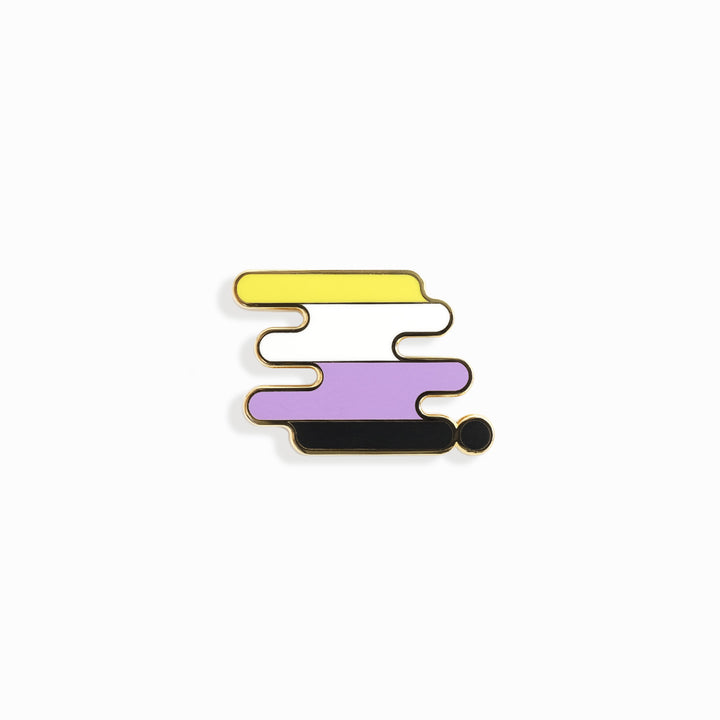 Nonbinary Pride Pin - Bianca's Design Shop