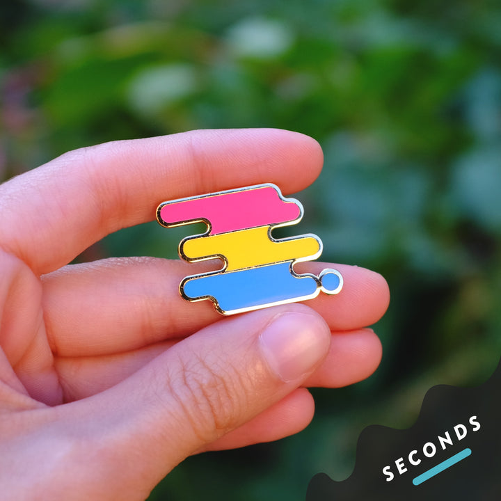 Seconds Sale - Pansexual Pride Pin