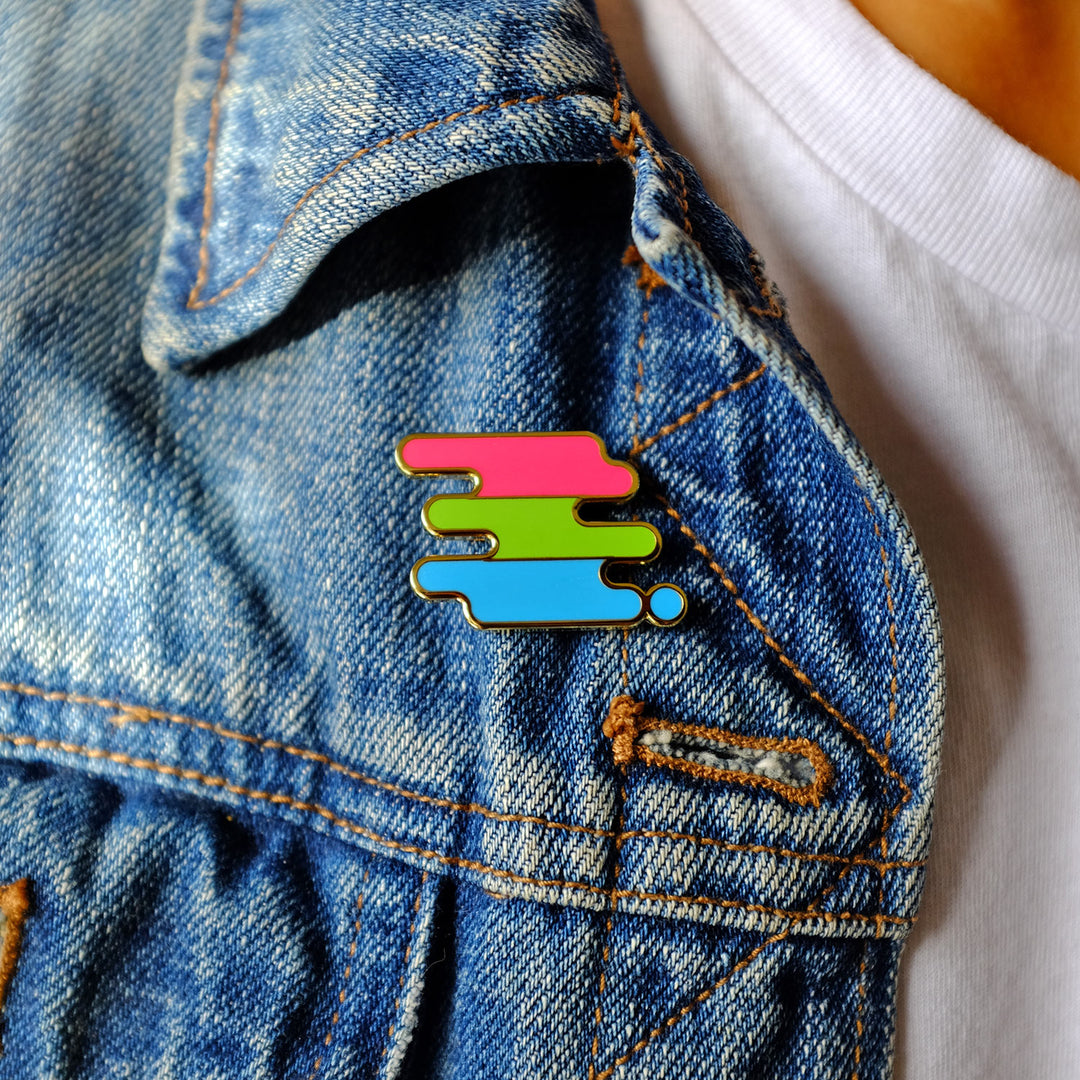 Polysexual Pride Pin - Bianca's Design Shop