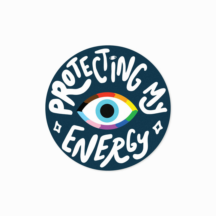 Queer Evil Eye Sticker - Protecting My Energy - Bianca's Design Shop
