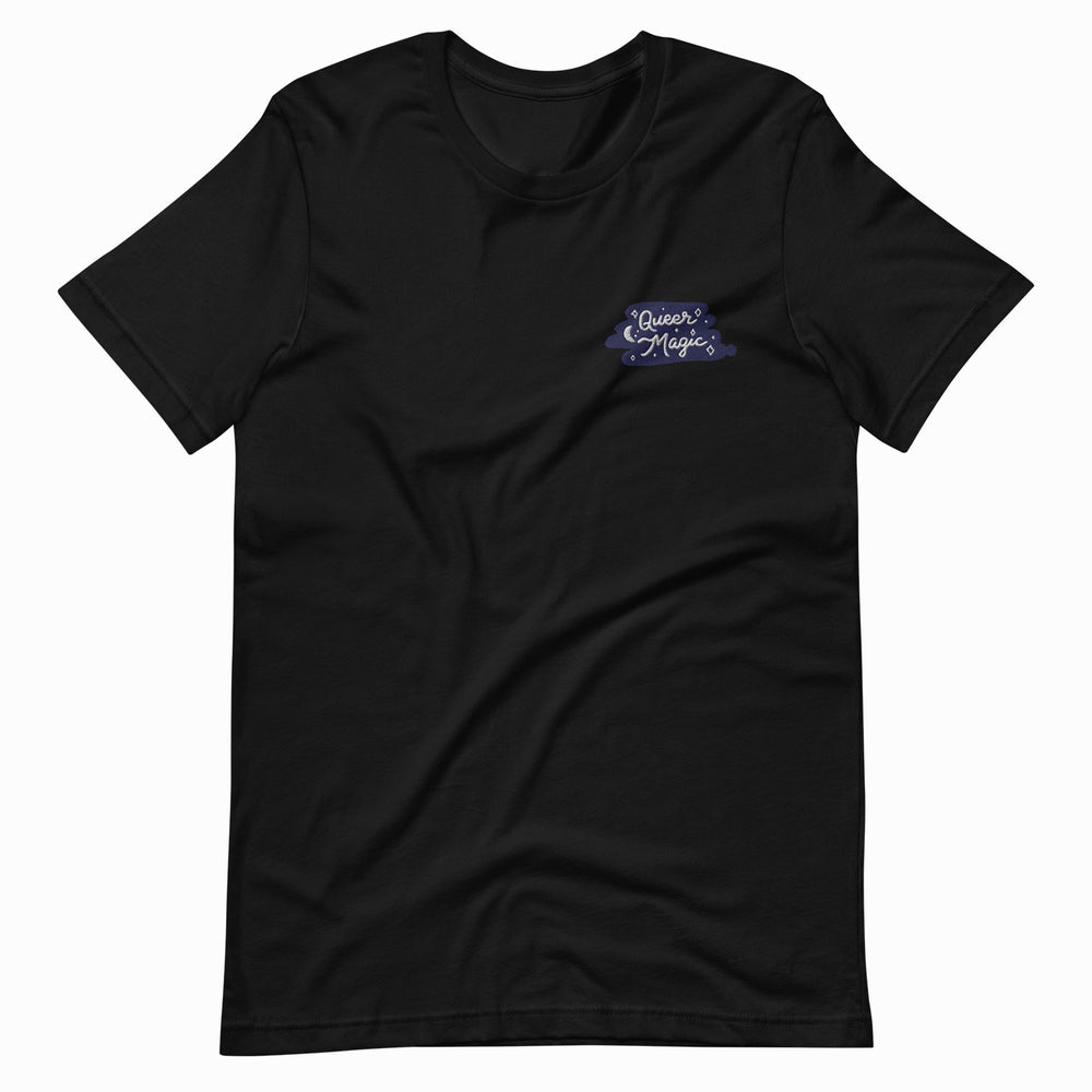 Queer Magic Embroidered T-Shirt, in Black, by Bianca Designs