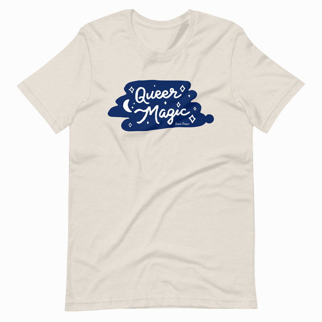 Queer Magic (Full Print) T-shirt in Heather Dust by Bianca Designs