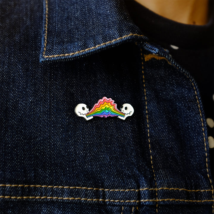 Queerie & Eerie Pin - Bianca's Design Shop