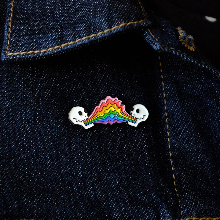 Queerie & Eerie Pin - Bianca's Design Shop