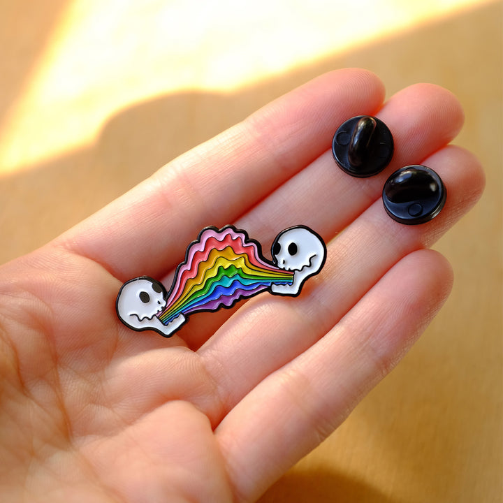 Queerie & Eerie Pin - Bianca's Design Shop