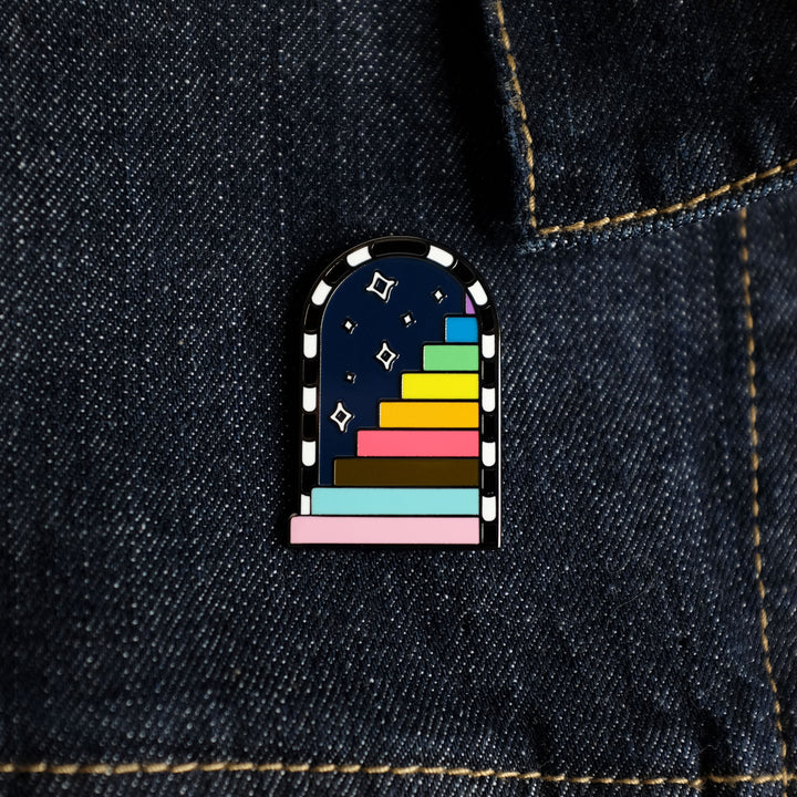 Mystical Rainbow Staircase Pin